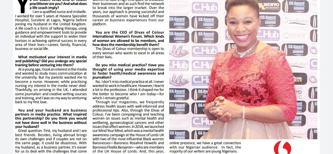 Faustina Anyanwu on Nigerian Tribune Newspaper.