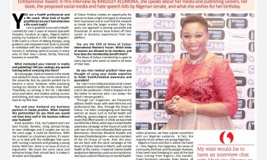 Faustina Anyanwu on Nigerian Tribune Newspaper.